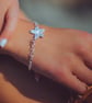 Silver Starfish Adjustable Bracelet - Image 5