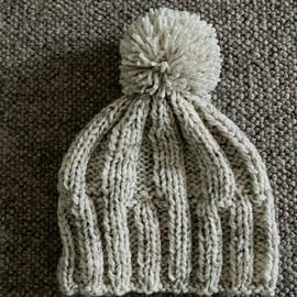 Chunky bobble hat