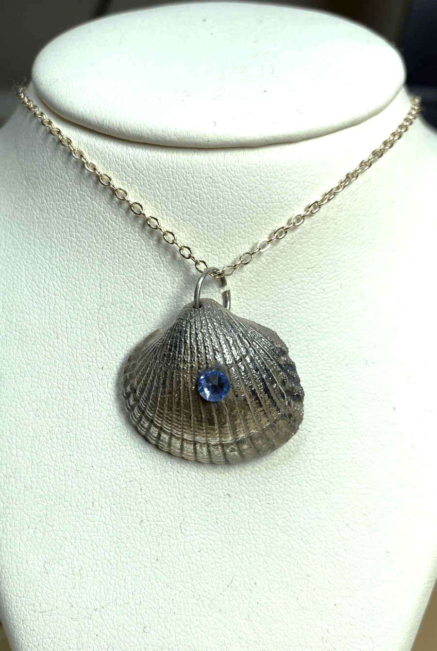Cockle shell pendant, Silver and Copper electroform 457