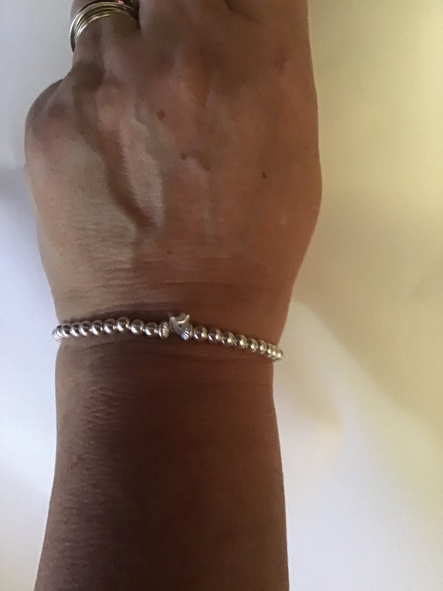 Sterling silver elasticated deals bracelet