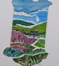 Fresh Fields Cottage - Original miniature collage. A5 Mounted - Image 4