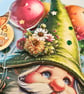 Birthday Wishes Card & Box - 3D Decoupage Keepsake Gnome Card, Let's Party - Image 9