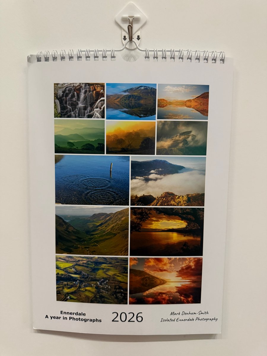 A4 2026 Calendar. A year in Ennerdale Valley, Western Lake District.