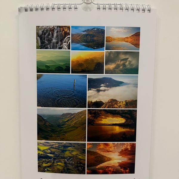 A4 2026 Calendar. A year in Ennerdale Valley, Western Lake District.