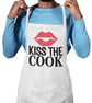 Funny Apron KISS The Cook Novelty Apron gift - Image 1
