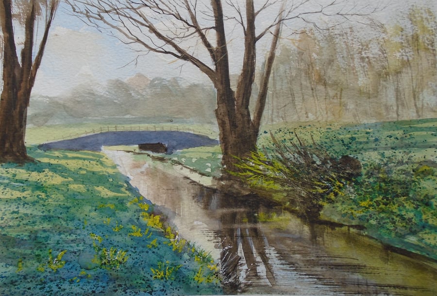 En plein air watercolour May 2021