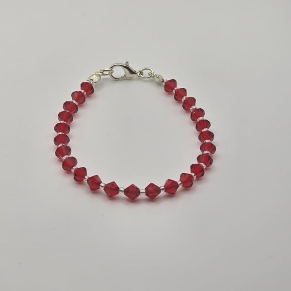 Preciosa Crystal Bracelet - Siam