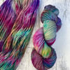 Hand dyed knitting yarn 4 ply Sock Yarn 100g Pale Dawn