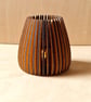 Laser Cut Wooden Tealight Holder, Handmade Plywood Lantern, Hygge Home Décor