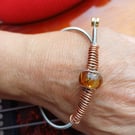 Re-Purposed Guitar String Bangle. A Great Gift For Any Guitarist Or Musician