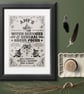Personalised Witch Art Print - Magical Vintage Gift for Her - Image 2