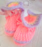 Baby Girl's 4 Piece Knitted Dress Set, Prem Sizes Available, Custom Make - Image 9