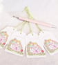 Rainbow Princess Gift Tags - set of 4 tags - Image 1