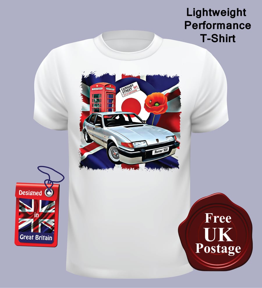 Rover SD1 T Shirt, Mens T Shirt, Choose Your Size