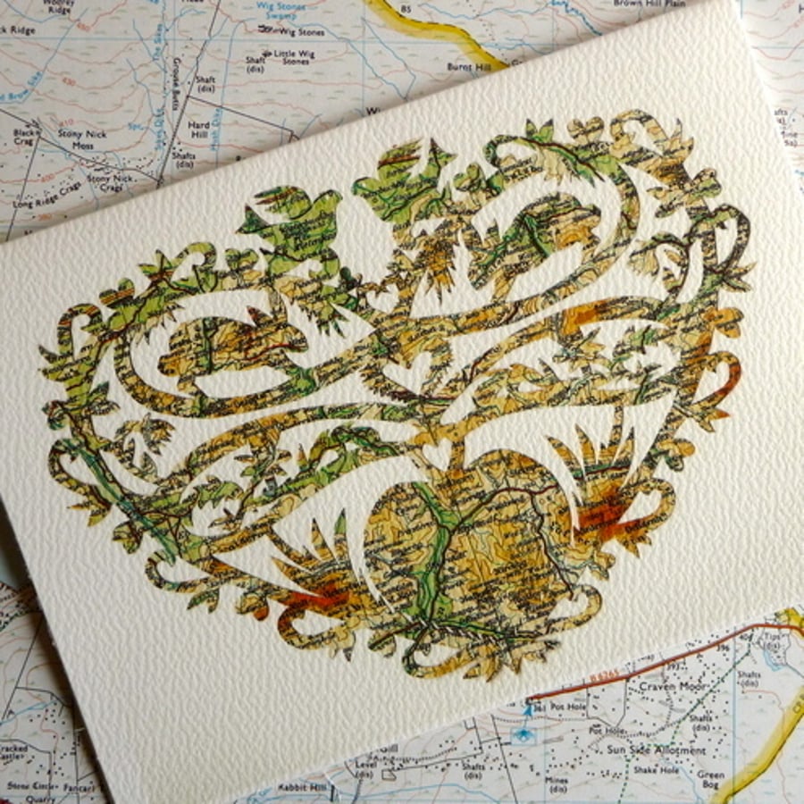 Maps of My Heart - Green