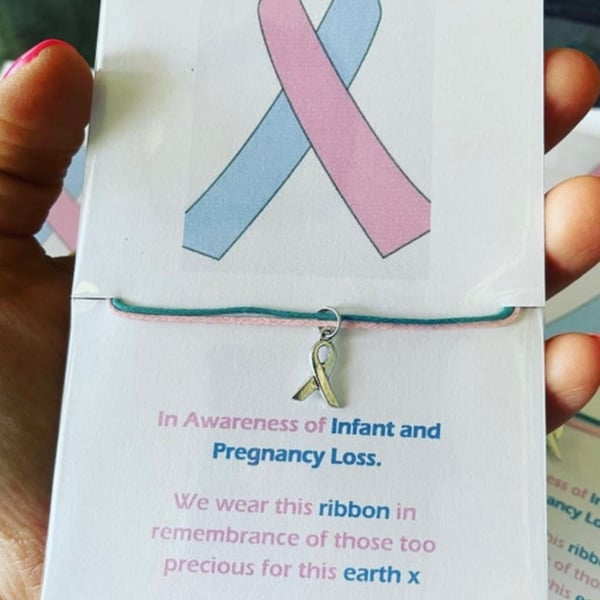 infant and pregnancy loss awareness wish bracelet keepsake gift bracelet 