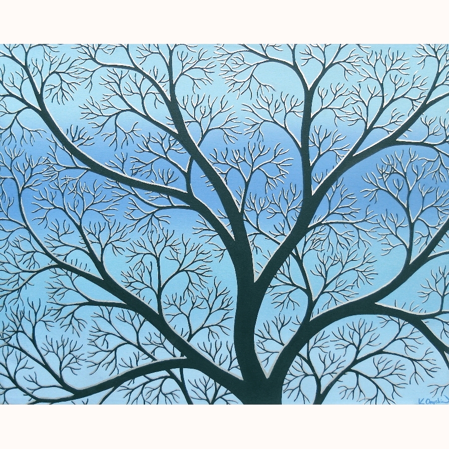 Winter Tree Original Painting