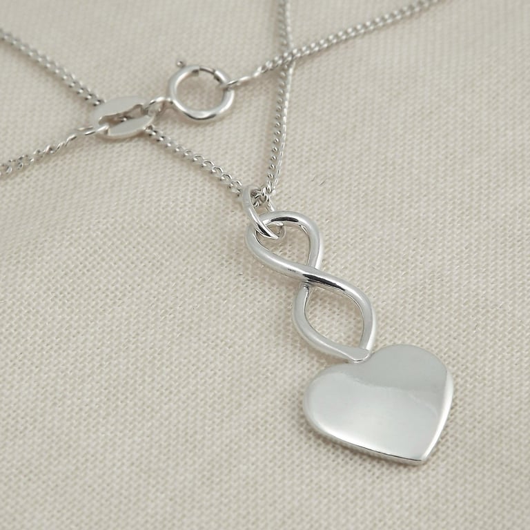 Small Handmade Sterling Silver Heart Pendant – Love & Unity Jewellery