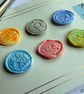 Set Of Six Pastel Wax Seals - Image 3