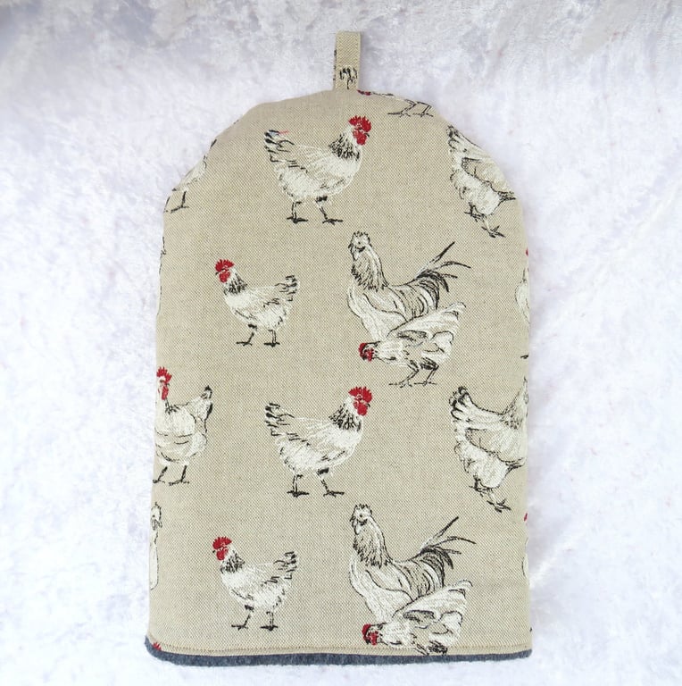 Cafetiere Cosy, chicken and rooster, size medium 