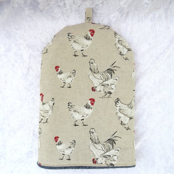 Cafetiere Cosy, chicken and rooster, size medium 