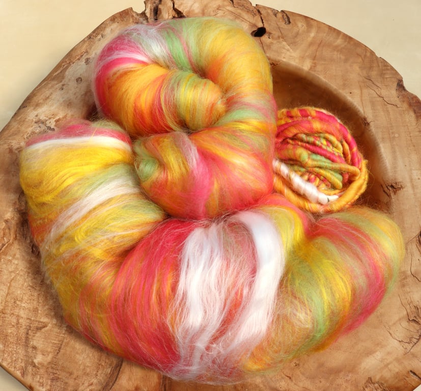 50g Liquorice Torpedo Art Batt for Spinning