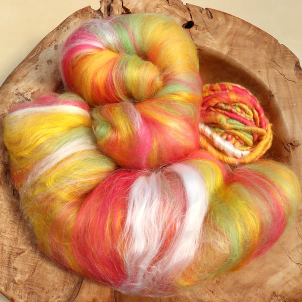 50g Liquorice Torpedo Art Batt for Spinning