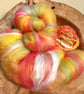 50g Liquorice Torpedo Art Batt for Spinning - Image 1