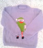 Santa's Elf with Dangly Legs Knitted  Design Jumper for Children, Custom Make - Image 10