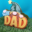 Fathers Da card for Gnomedad