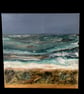 Northumberland beach scene acrylic canvas  - Image 5