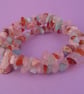 Pastel Gemstone Memory Wire Bracelet - Image 4