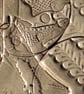 Textured Ceramic Plaque: Shoes and Cutlery - Image 2