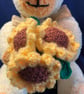 Special Occasion Yellow Bear with a Sunflower bouquet  - Image 5