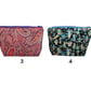 Liberty fabric cosmetics pouch ,small floral washbag, waterproof zip travel bag - Image 2