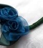  Corsage, Buttonhole, Wedding, Prom, organza - Image 2