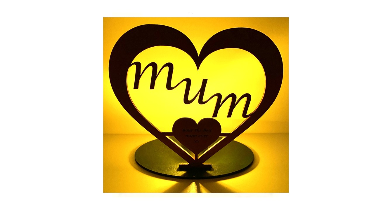 Mothers Day T - light Candle holder (battery candles)