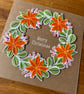 Poinsettia and Holly & christmas Wreath. - Image 3