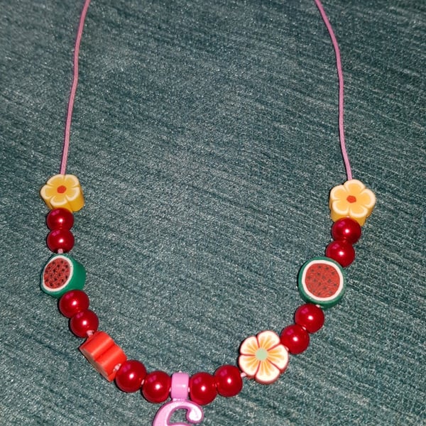 Children's '6' Charm Necklace