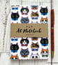 A6 Dapper Cat Notebook - Bow ties - Image 6