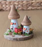 Handmade Wooden Toadstool Autumn Home Decor - Image 4