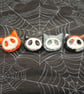 Cute Cat Skull Badges