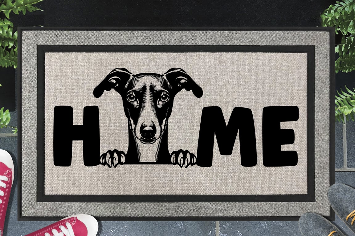 Italian Greyhound Home Door Mat No.2 - All Weather Doormat - 45x70cm 