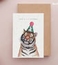 Have a Wild Birthday Card - Tiger Birthday Card, Cute Birthday Cards
