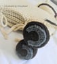 Crochet Baby Blanket, 2 in 1 Cuddle & Play blanket, Horse Blanket. - Image 7