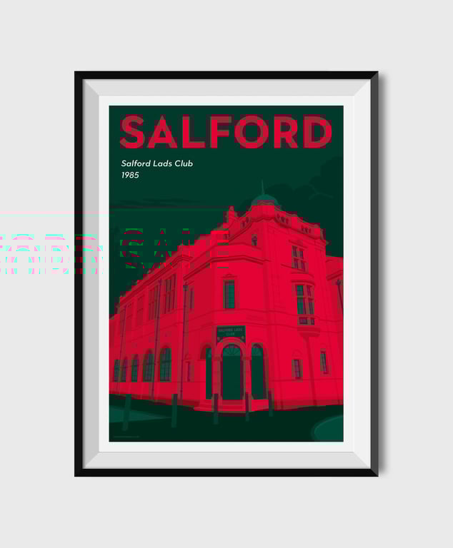 SALFORD - Salford Lads Club (Manchester, Salford, The Smiths) FREE UK P&P