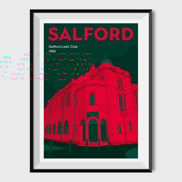 SALFORD - Salford Lads Club (Manchester, Salford, The Smiths) FREE UK P&P