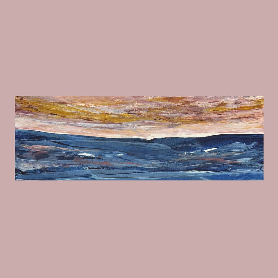 Perfectly Imperfect Original Seascape Painting - Sample 17a
