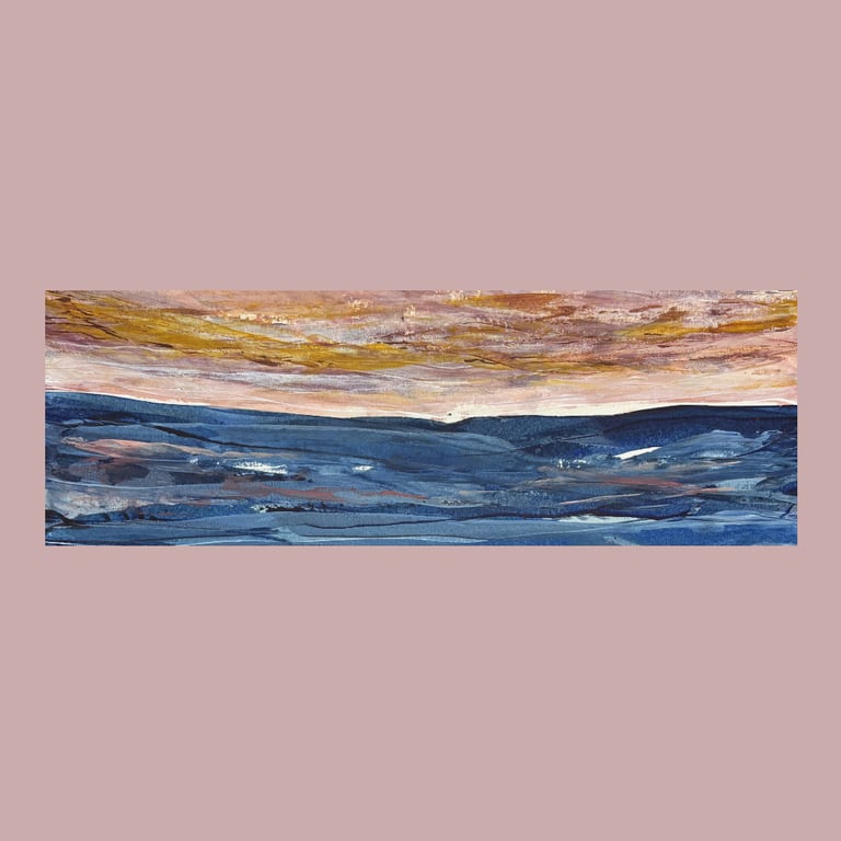 Perfectly Imperfect Original Seascape Painting - Sample 17a