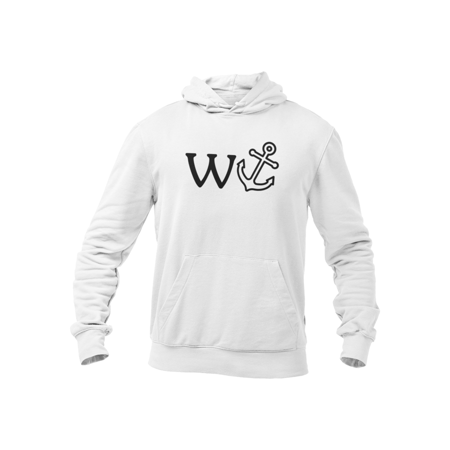 W ANCHOR Hooded Sweatshirt Unisex Funny Adult Humour Joke Birthday gift